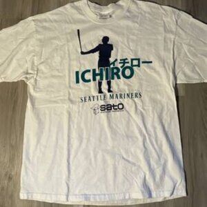 ichiro Seattle Mariners SATO Healthcare Innovation T-Shirt XL